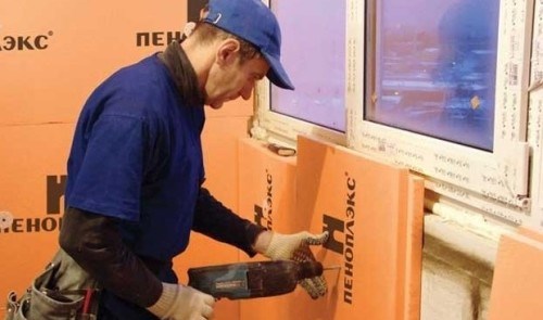 крепление панелей пеноплекса