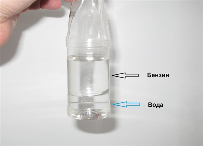 Вода и бензин