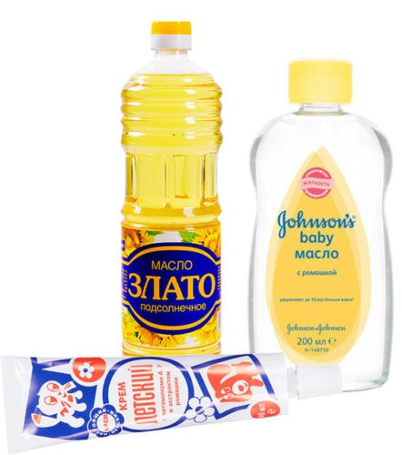 Масло и другие средства