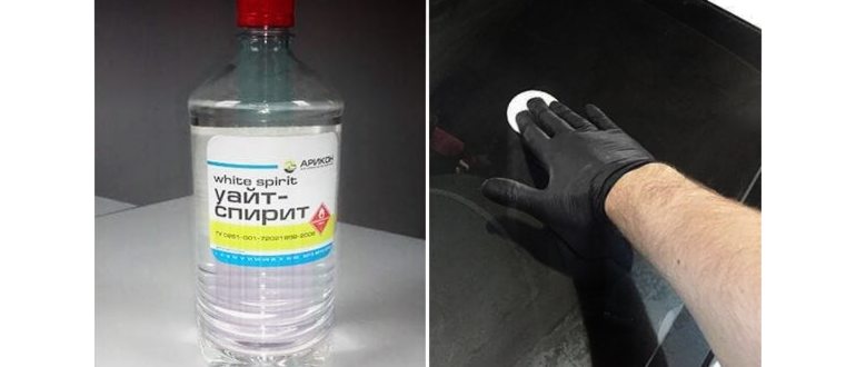 Удаление пятен клея со стекла