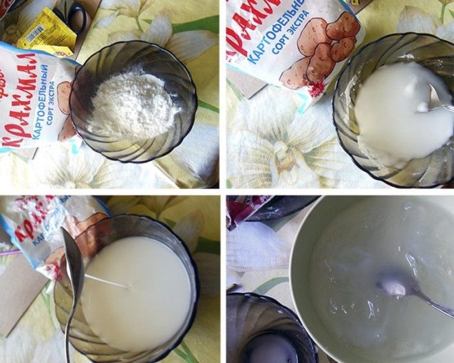 клей из крахмала