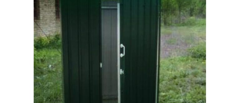 Летний душ из металлопрофиля