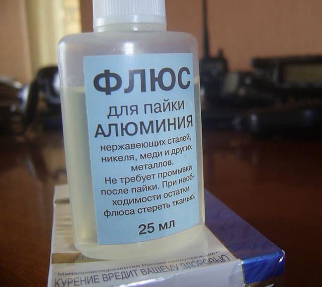 как паять алюминиевый радиатор