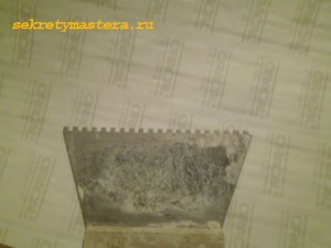Шпатель для укладки мозаики