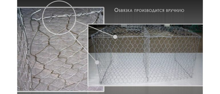 стяжки из проволоки для габионов