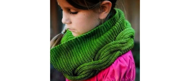Как связать модный снуд хомут