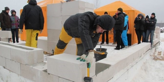 Клей газобетоный