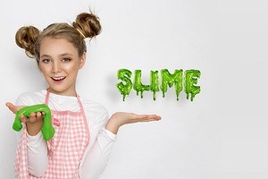 Лизун из пены для бритья