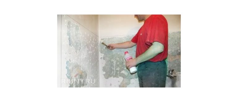Как приклеить плитку на крашенные