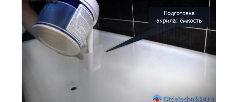 подготовка акрила