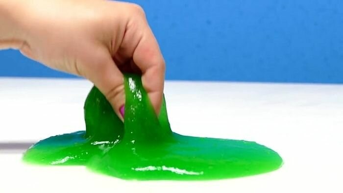 Жидкий лизун из воды