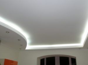 Можно ли сделать двухуровневый натяжной потолок без гипсокартона