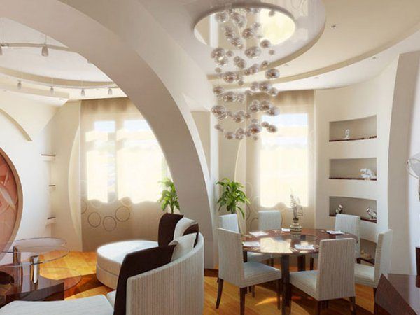 Настенные арки из гипсокартона фото европейский вариант