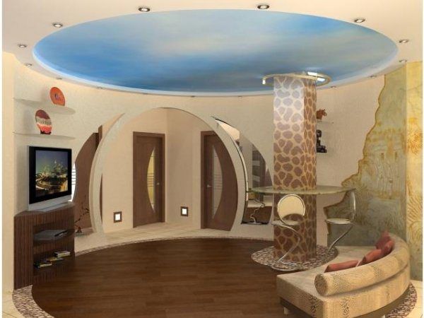 Настенные арки из гипсокартона фото европейский вариант