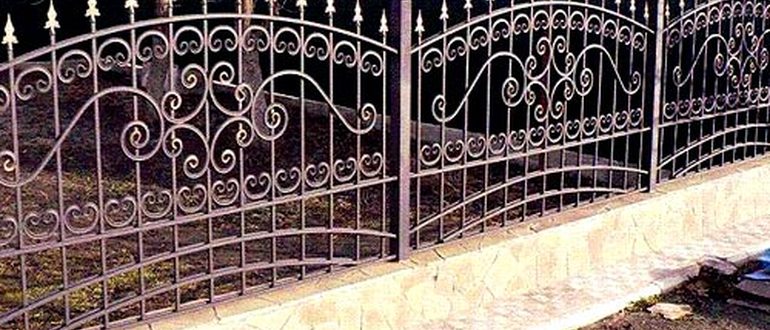 Сварное Ограждение Из Металлических Прутьев